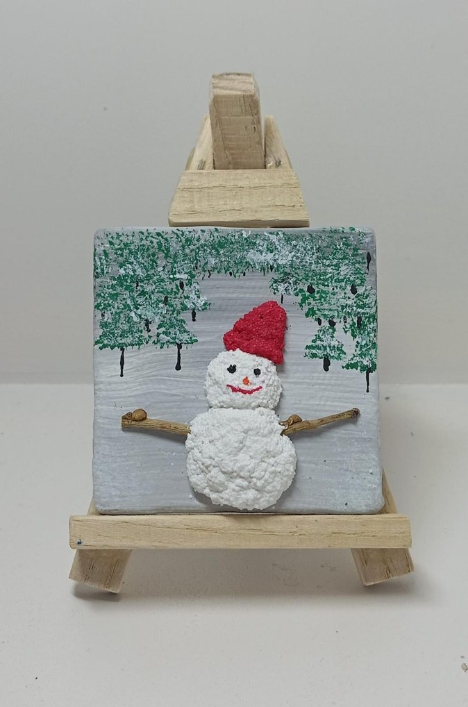 Dokulu Tablo Seti Minyatür | El Yapımı - Görsel 2