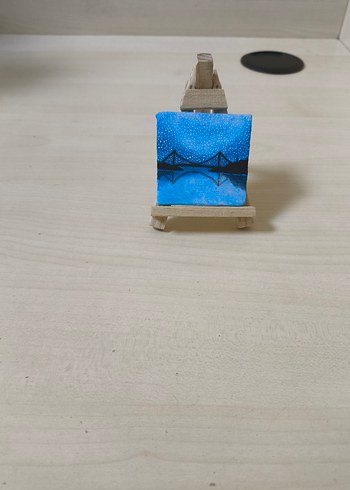 Tablo+ Şövale Set | El Yapımı Tablo - Görsel 2