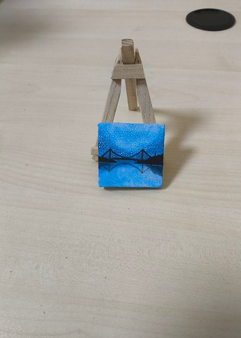 Tablo+ Şövale Set | El Yapımı Tablo - Görsel 4