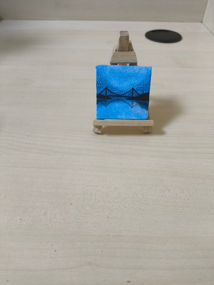 Tablo+ Şövale Set | El Yapımı Tablo - Görsel 2