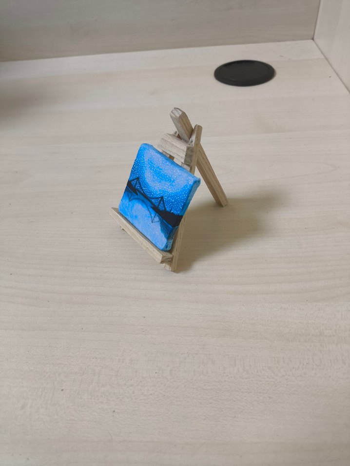 Tablo+ Şövale Set | El Yapımı Tablo - Görsel 3