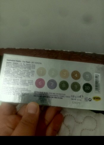 Beaulis Spectrum Fusion Çok Renkli Parlak Far Paleti - Görsel 3