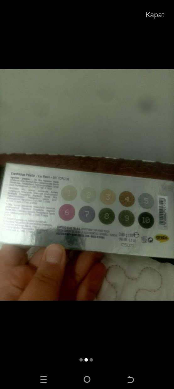 Beaulis Spectrum Fusion Çok Renkli Parlak Far Paleti - Görsel 3