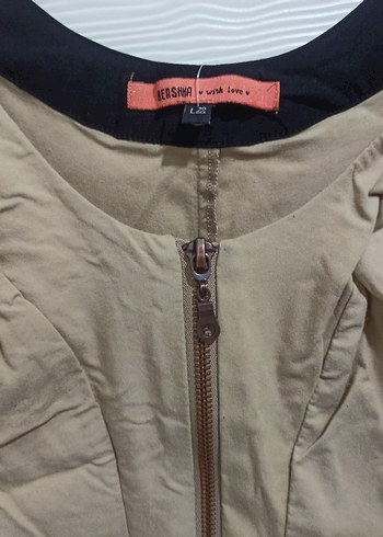 Kadın Bej Siyah Mini Kolsuz Elbise - Görsel 5