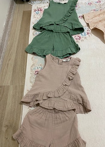 Kadın Mavi Denim Mini Askılı Salopet - Görsel 4