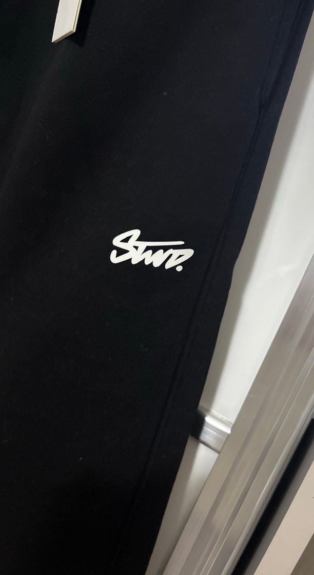 Pull Bear Siyah unisex Fermuarlı Rahat Eşofman - Görsel 2