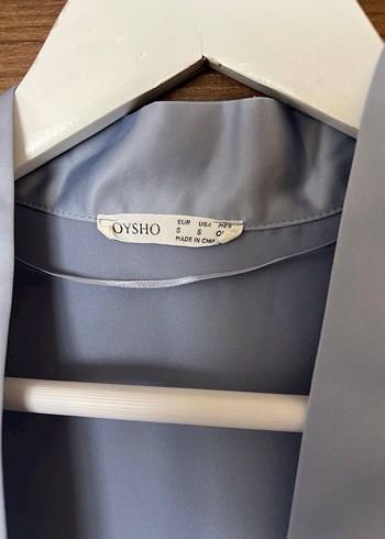 Gri Midi Kadın Sabahlık Dantel Detaylı OYSHO - Görsel 6