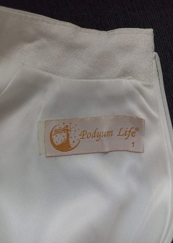 Nikah / Nişan İçin Zarif Beyaz Elbise - Görsel 5