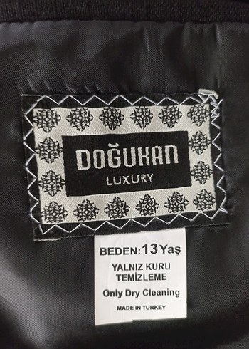 Çocuk siyah takım elbise - 13 yaş - Görsel 8