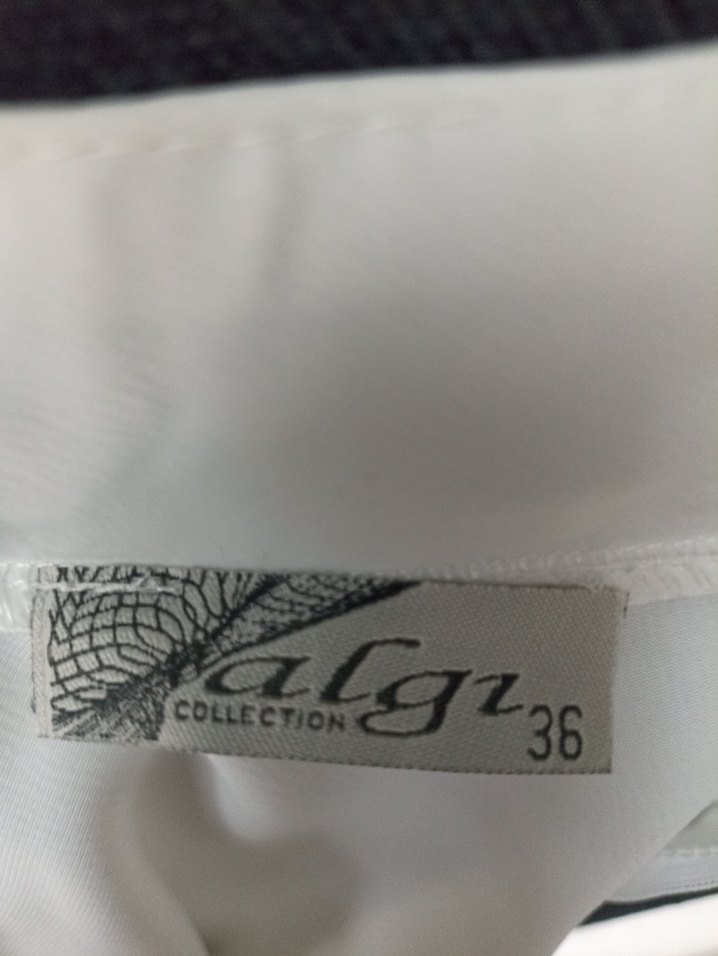 Beyaz uzun elbise Nikah/Nişan için ideal - Görsel 3