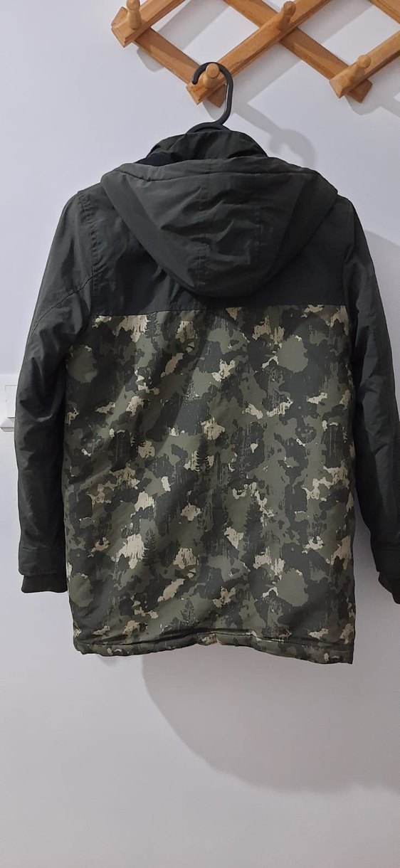 Erkek Çocuk Kamuflaj desenli mont - Görsel 2