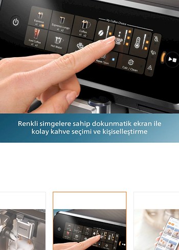 Philips Otomatik Kahve Makinesi Bej - Görsel 3