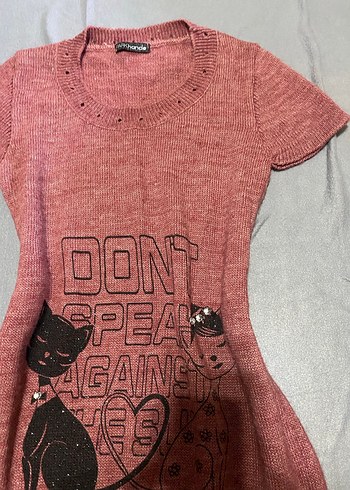 örgü mini elbise - Görsel 2