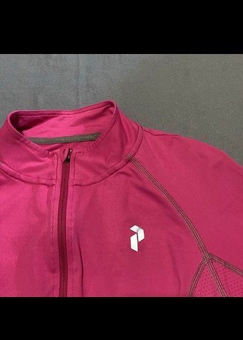 Pembe Fermuarlı Spor Kadın Ceket - Görsel 2