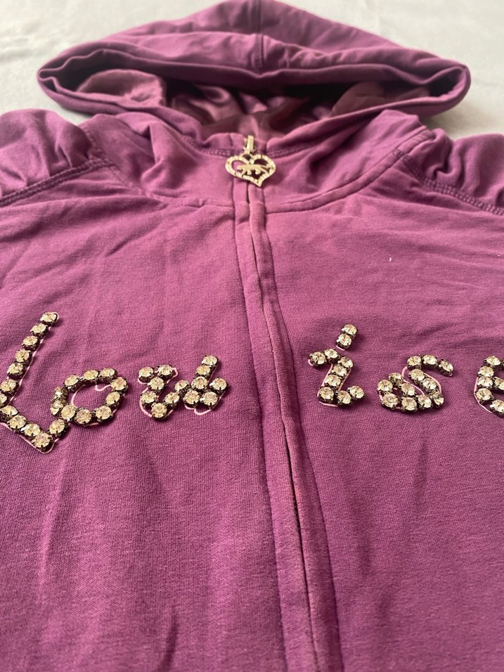 juicy couture type crop hırka - Görsel 2