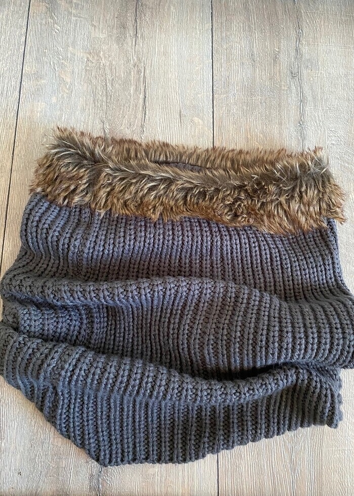 Boyunluk atkı örme - Görsel 2