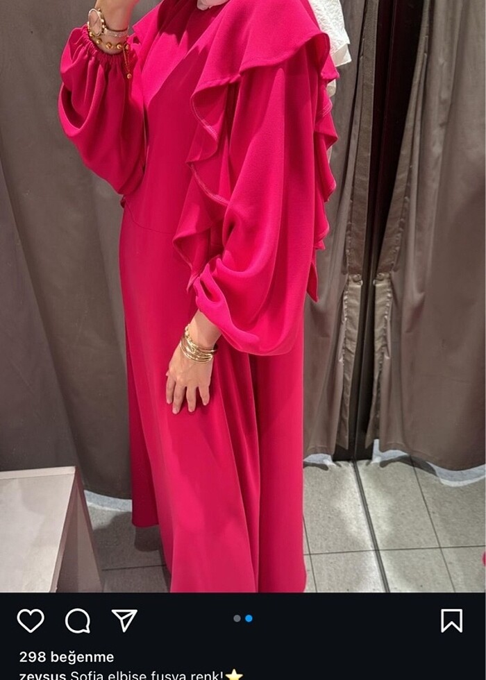 Tesettür elbise abiye - Görsel 2