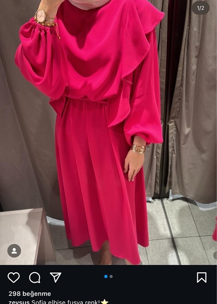 Tesettür elbise abiye - Görsel 3