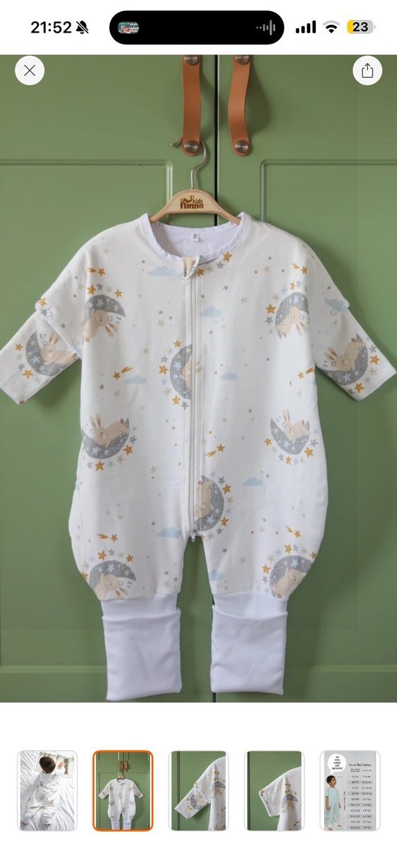 Ninna kids 1 tog uyku tulumu - Görsel 2