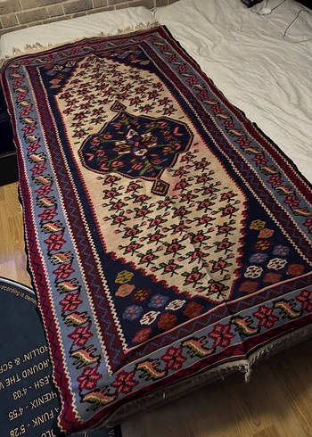 Çok Renkli Geleneksel Desenli Kilim - Görsel 2