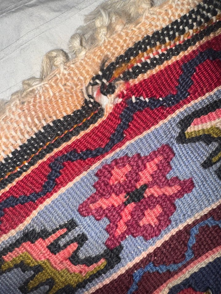 Çok Renkli Geleneksel Desenli Kilim - Görsel 4