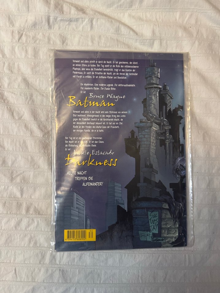 1999 Darkness Batman Crossover Jelatinli Almanca - Görsel 2