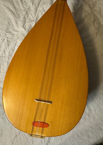 Oyma Dut Uzun Saplı Bağlama - Görsel 6