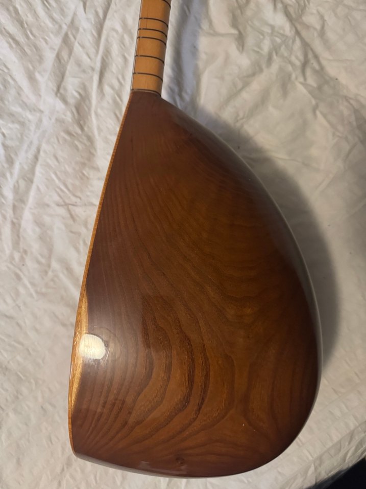 Oyma Dut Uzun Saplı Bağlama - Görsel 4