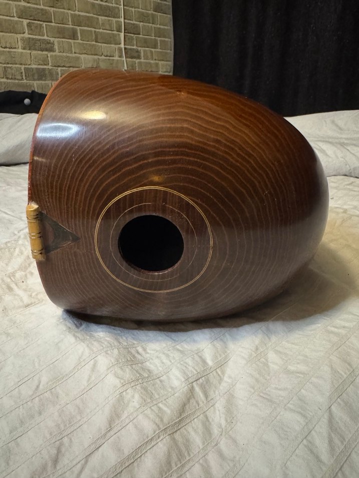 Oyma Dut Uzun Saplı Bağlama - Görsel 5