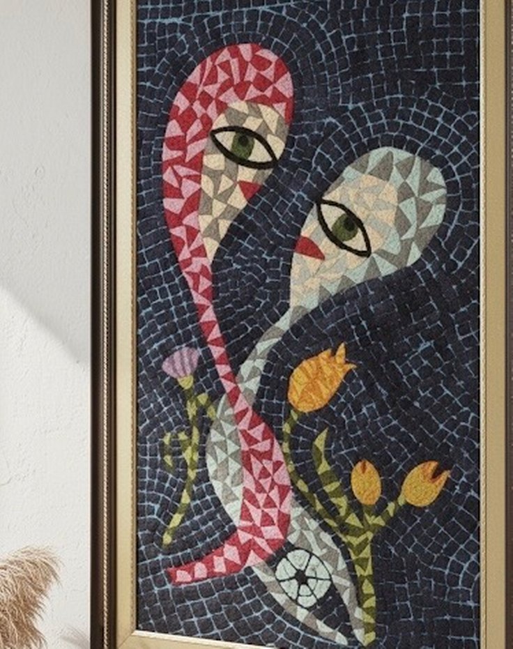 El Yapımı Dövme Keçe Tablo - Tek Ürün - Görsel 2