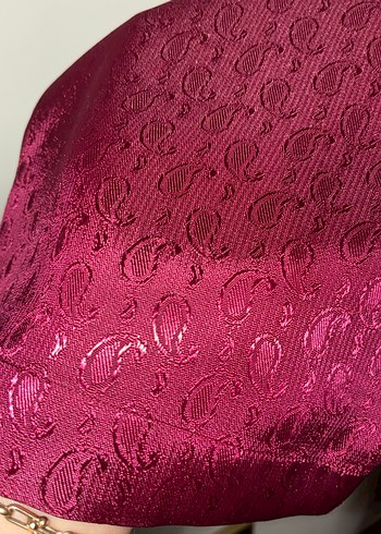 Bordo V Yakalı Kısa Kollu Hemşirelik Sabahlığı - Görsel 13