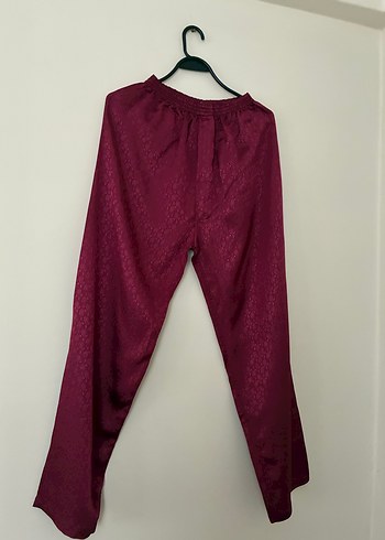 Bordo V Yakalı Kısa Kollu Hemşirelik Sabahlığı - Görsel 14