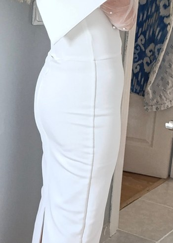 Beyaz nikah nişan elbisesi elif naz moda evinden alındı - Görsel 3