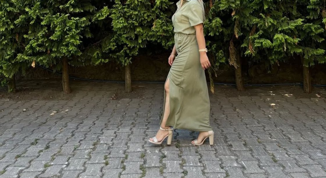 Kadın gömlek etek takım - Görsel 2