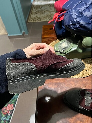 38 Beden gri Renk Loafer