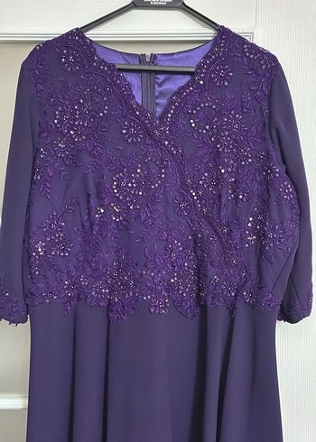 Mor  Boncuklu Yılan Desenli yarım kol - Görsel 4