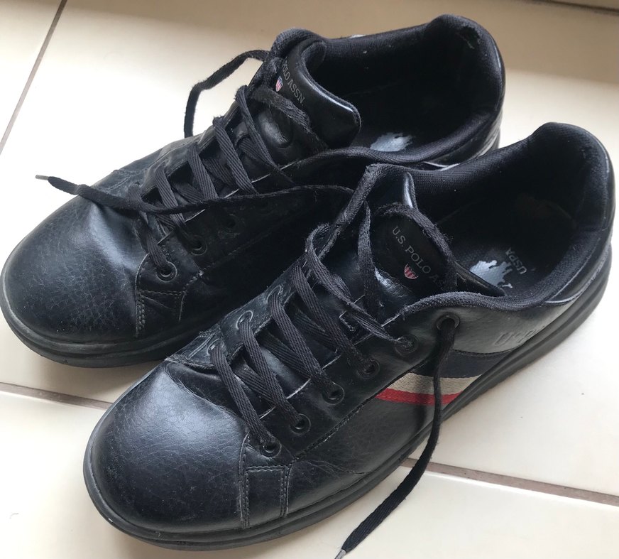 USPA Siyah günlük Erkek Ayakkabı - Görsel 2