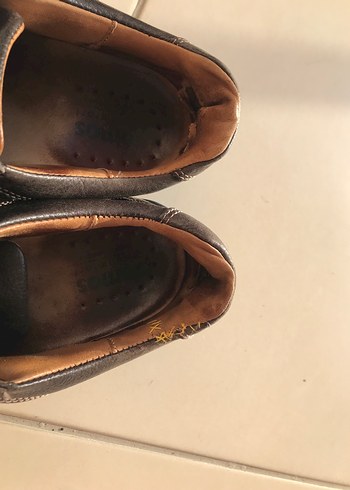 Erkek Kahverengi deri Ayakkabı - Görsel 3