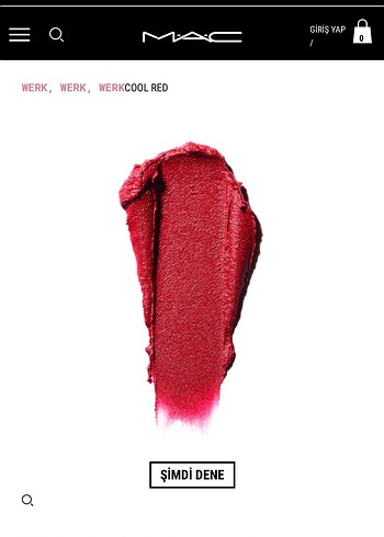 MAC Kırmızı Ruj - Görsel 4