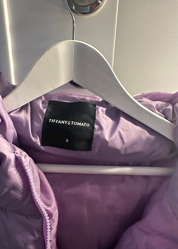 Mor Mini Kadın Kışlık Mont Fermuarlı - Görsel 5