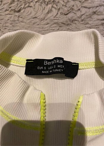 Beyaz Fermuarlı Kısa Kadın Atlet - Görsel 4