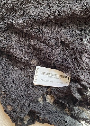 Dantel Detaylı Siyah Gotik Bluz - Görsel 4