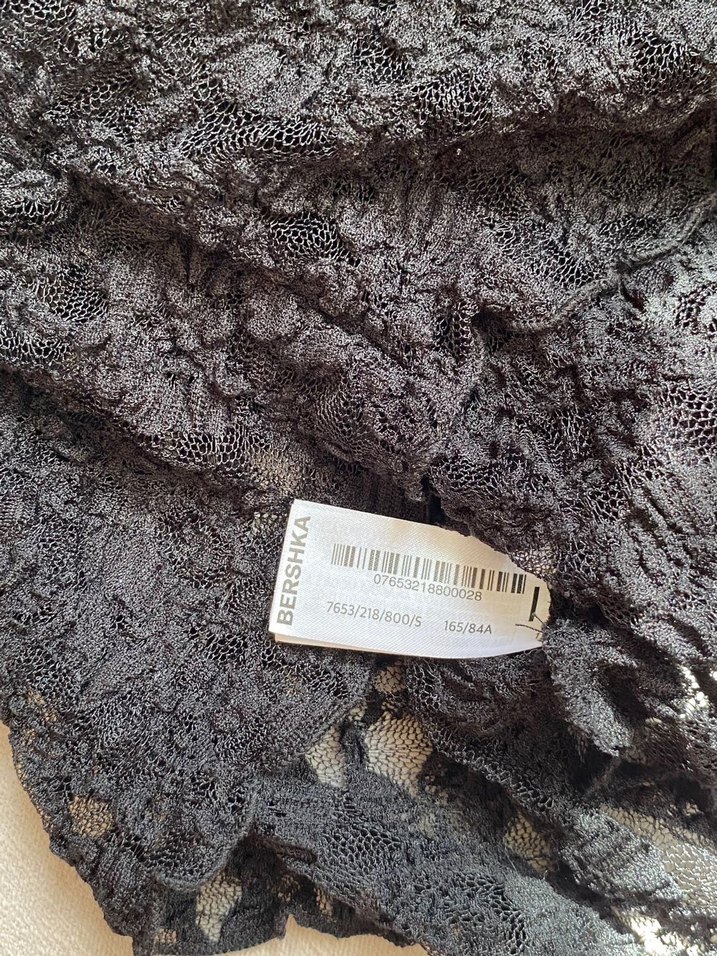 Dantel Detaylı Siyah Gotik Bluz - Görsel 4