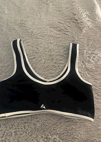 Siyah Street Wear Spor Sütyeni xs/s beden uyumludur - Görsel 2