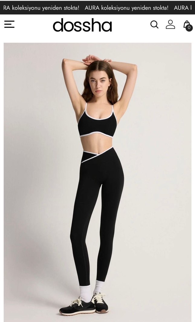 Ginchy dossha Siyah Kadın Tayt - Görsel 4