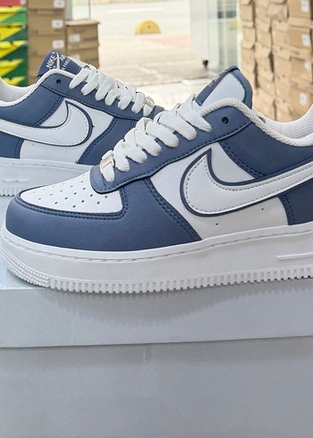 Nike Beyaz Lacivert Dusuk Bilek Sneaker
