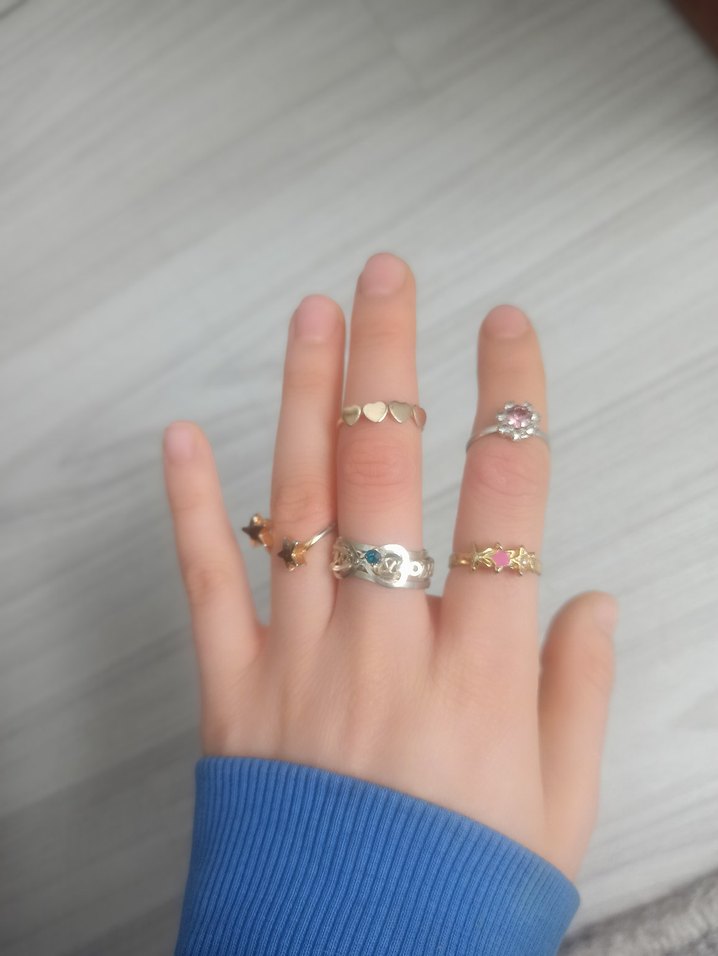 Boncuk Detaylı Bohem Vintage Kadın Yüzüğü - Görsel 2