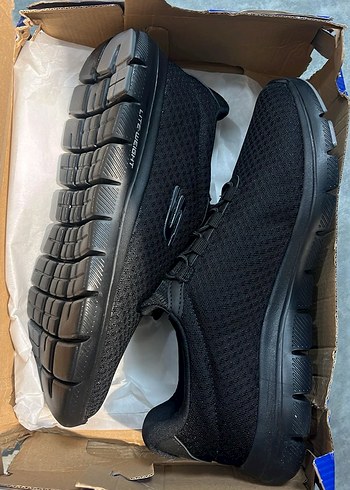 Skechers Siyah Bağcıklı Spor Ayakkabı - Görsel 2