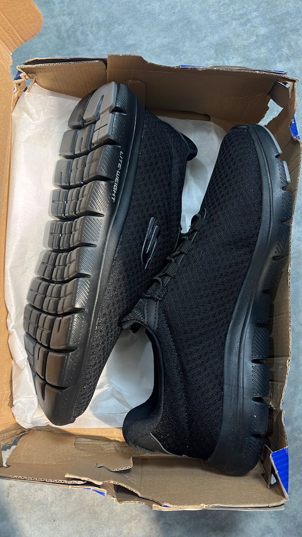 Skechers Siyah Bağcıklı Spor Ayakkabı - Görsel 2