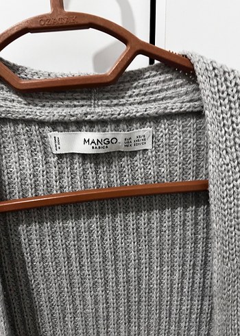 Gri Örgü Kadın Hırka - Görsel 2